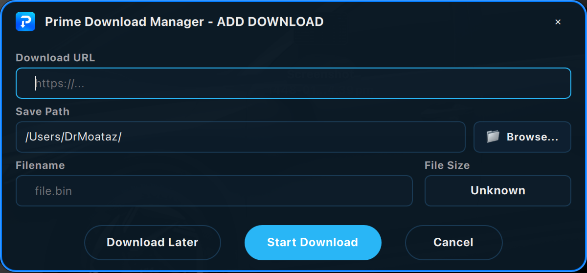 Add download